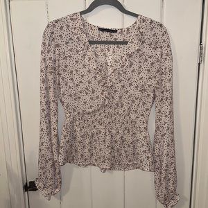 abercrombie peplum blouse